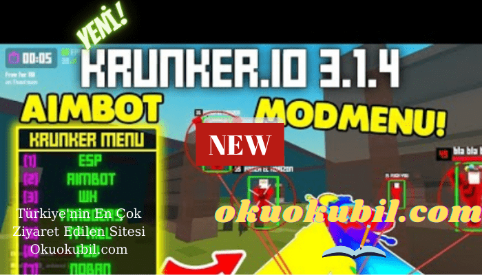 Krunker.io Türkçe Hile Mod Menu, Zoom, Multihack Kurulumlu Temmuz 2019