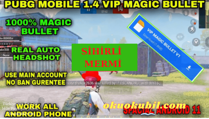 Pubg Mobile 1.4.0 Vip Sihirli Mermi Config
