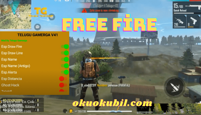 Free Fire 1.60.8 Gamerga V41 Uçan Oyuncu Mod Apk