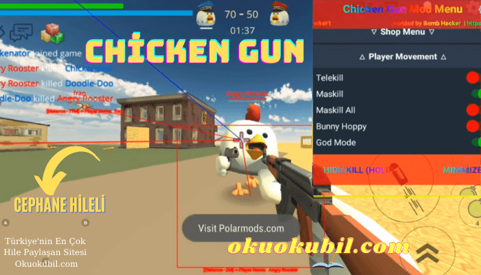 Chicken Gun v 2.3.51 Cephane, Para Hileli Esp