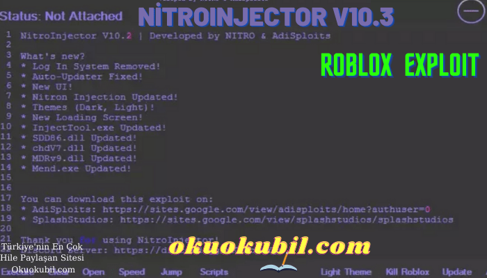 NitroInjector V10.3 Yeni Roblox Exploit İndir