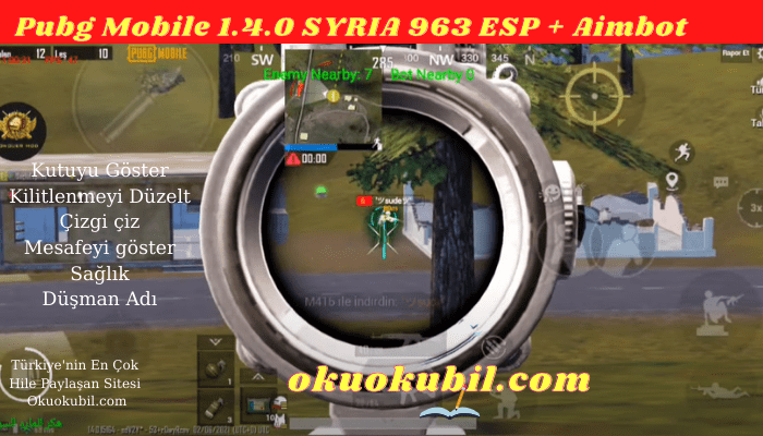 Pubg Mobile 1.4.0 SYRIA 963 ESP + Aimbot İndir
