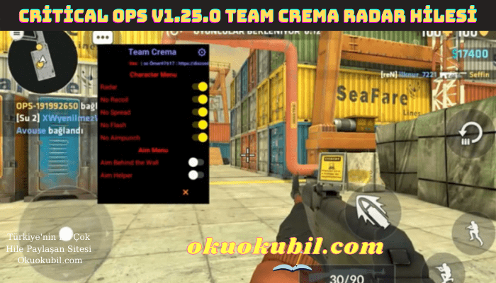 Critical Ops v1.25.0 Team Crema Radar Hilesi