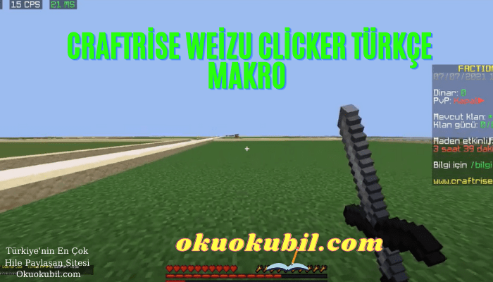 CraftRise Weizu Clicker Türkçe Makro + Reach