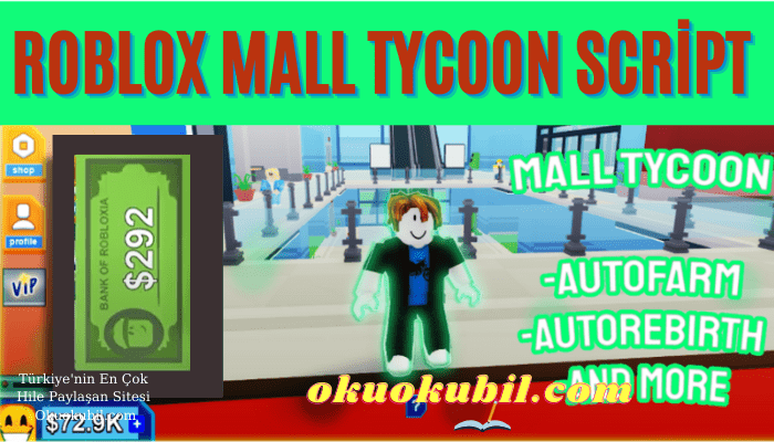 Roblox Mall Tycoon script Otomatik Alışveriş
