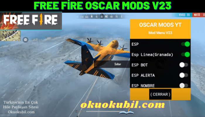 Free Fire 1.62.10 Oscar Mods V23 Telekill Aimbot