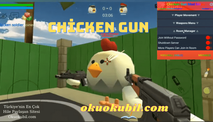 Chicken Gun v 2.4.04 Silah + Para Hileli Mod Apk
