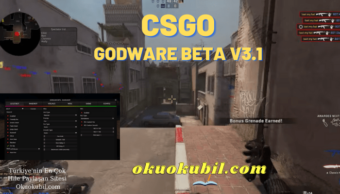 CSGO: Godware Beta v3.1 Rage, Visuals Confings