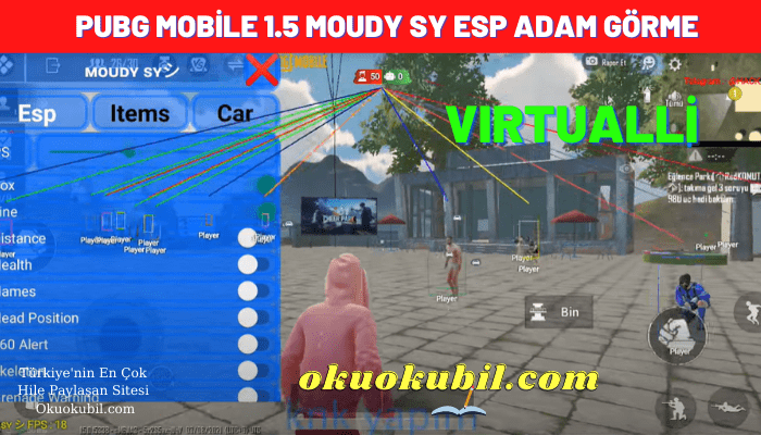 Pubg Mobile 1.5 Moudy SY Esp Adam Görme Virtual