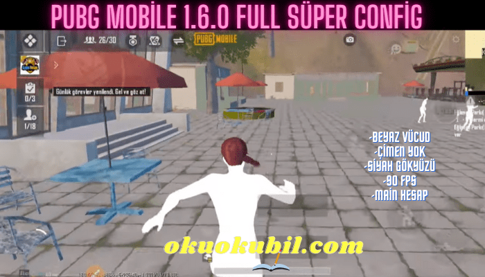 Pubg Mobile 1.6.0 FULL Süper Config Çimen Yok