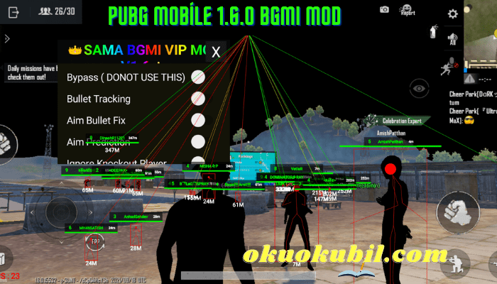 Pubg Mobile 1.6.0 Sama BGMI Vip Mod Siyah Gövde