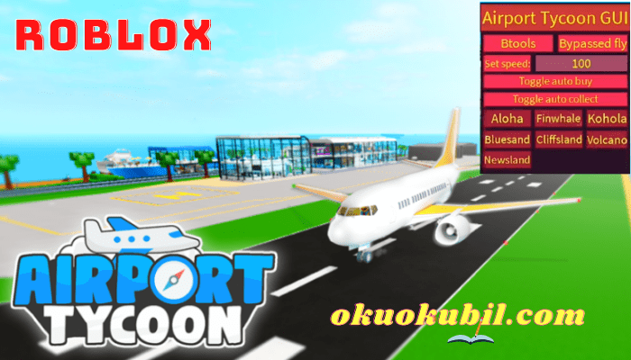 Roblox Airport Tycoon GUI Script Para Hileli