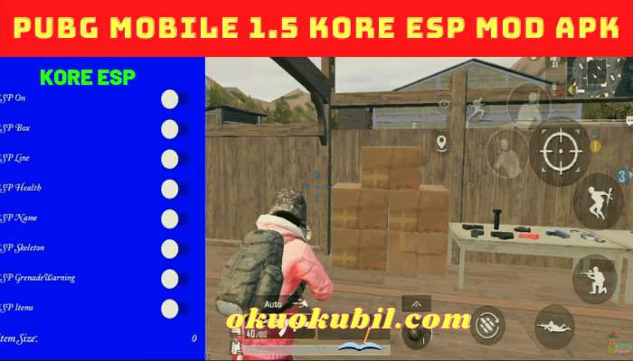 Pubg Mobile 1.5 KORE ESP Mod Apk 32 Bit No Ban