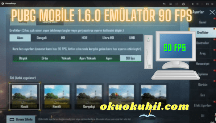 Pubg Mobile 1.6.0 Emülatör 90 FPS UserCustom.ini