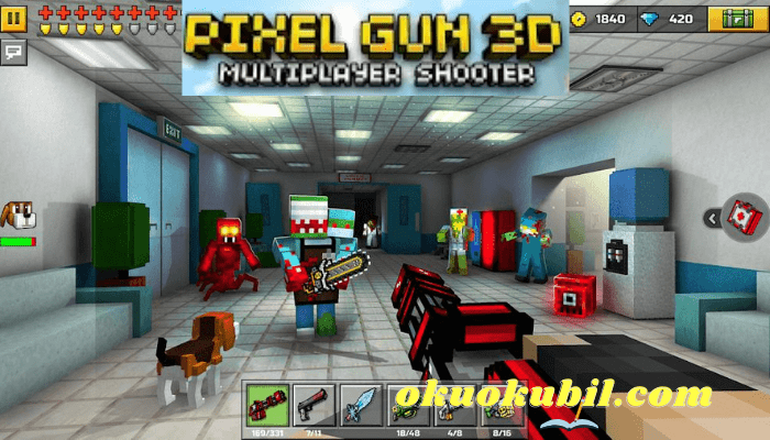 Pixel Gun 3D v21.7.1 Cephane Hileli Mod Apk
