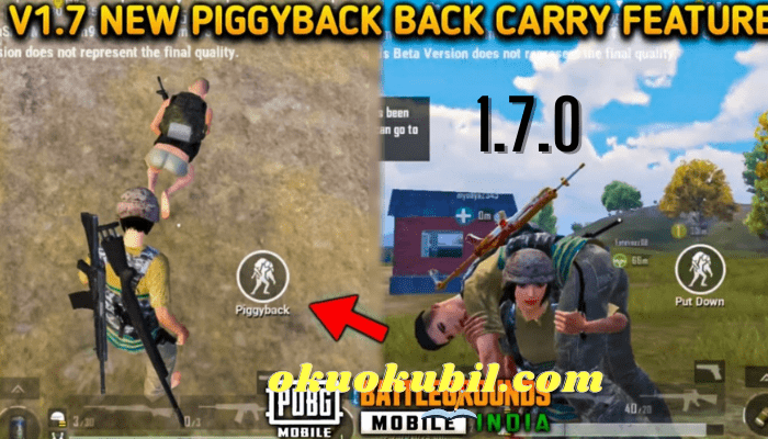 Pubg Mobile 1.7.0 Beta Piggyback Back Carry Feature