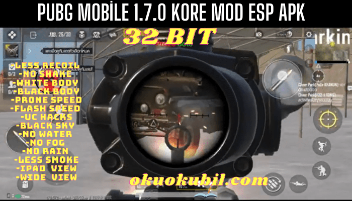 Pubg Mobile 1.7.0 KORE Mod ESP Apk No Recoil