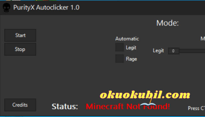 Minecraft Yeni Makro Clicker v1.0 Hız Ayarları