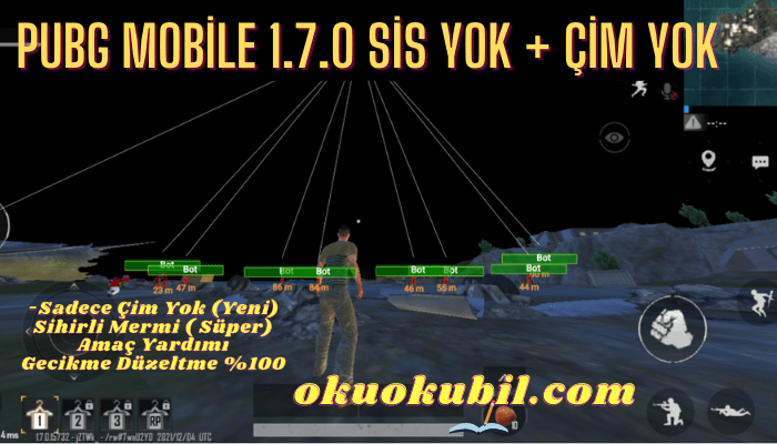 Pubg Mobile 1.7.0 Sis Yok + Çim Yok Config