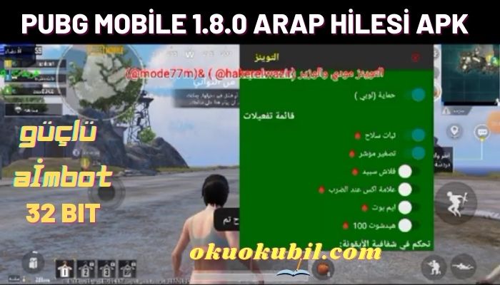 Pubg Mobile 1.8.0 Arap Hilesi APK Güçlü Aimbot