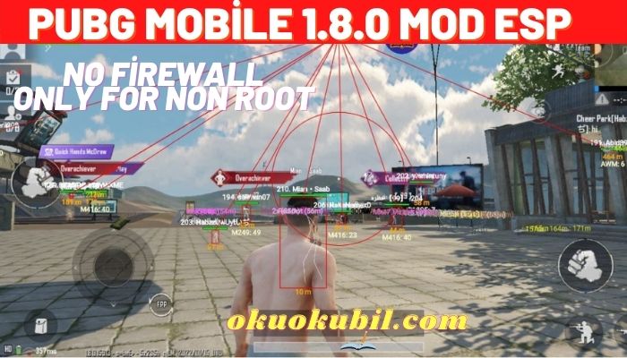 Pubg Mobile 1.8 MOD ESP + Fovaaimbot No Firewall