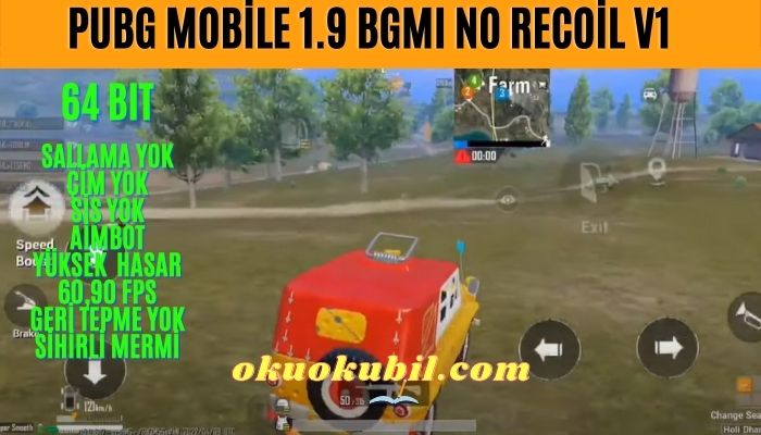 Pubg Mobile Hileli 1.9 BGMI No Recoil V1 OBB