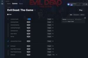 Evil Dead The Game +13 Can + Hız Hileli Trainer