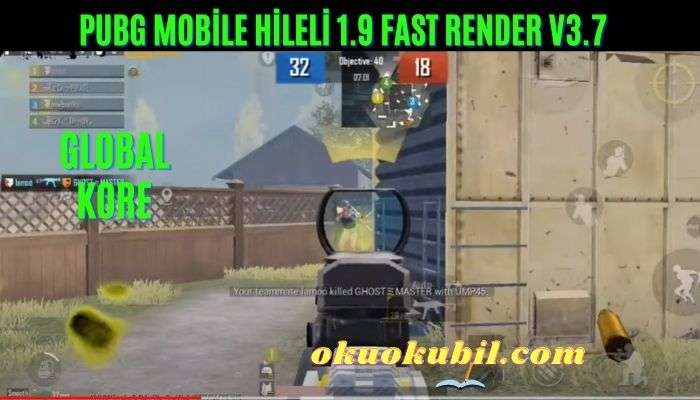 Pubg Mobile Hileli 1.9 Fast Render v3.7 GL-KR