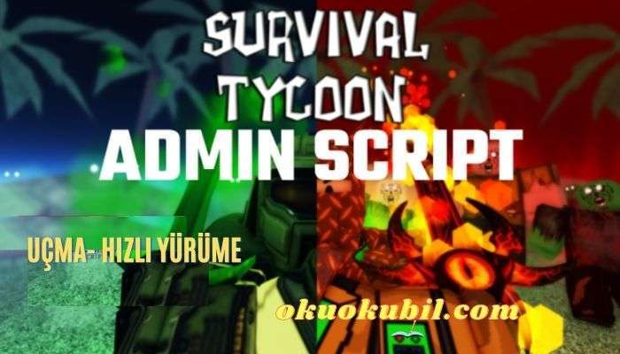 Roblox Survival Zombie Tycoon Uçma Hileli Script