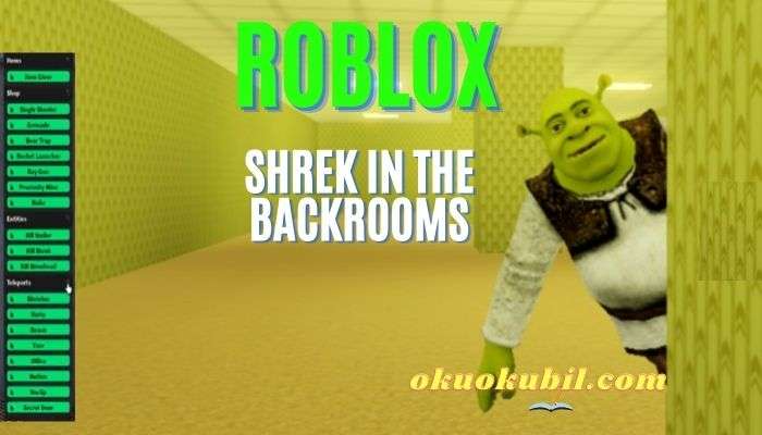 Roblox Shrek In The Backrooms Hileli Script İndir