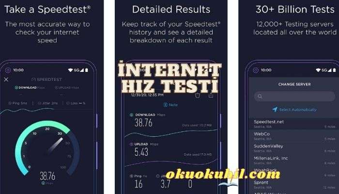 Speedtest by Ookla v4.7.19 Kilitsiz Hız Testi Mod Apk