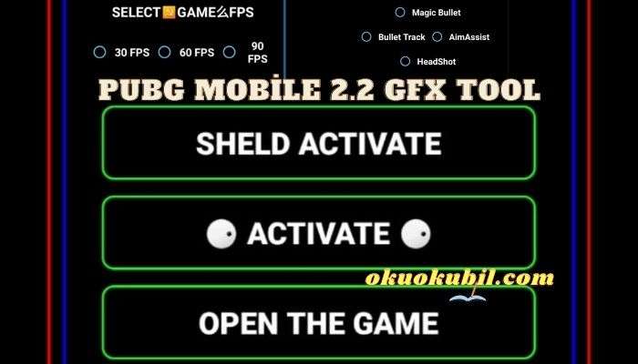 Pubg Mobile 2.2 GFX Tool Sihirli Mermi Hileli APK