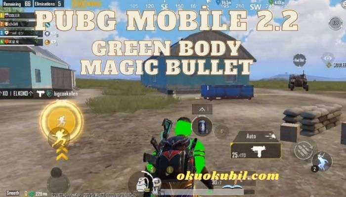 Pubg Mobile 2.2 Green Body Magic Bullet APK
