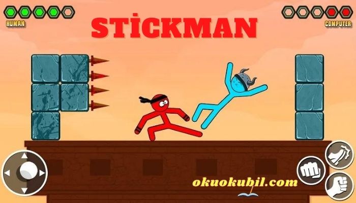 Stickman Kick Fighting Game 1.4 Aptal Düşman Mod Apk