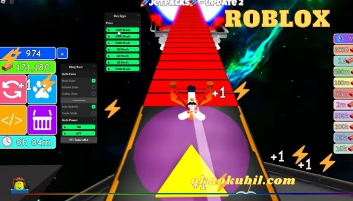 Roblox Sling Race Güç + Yarış Hileli Script