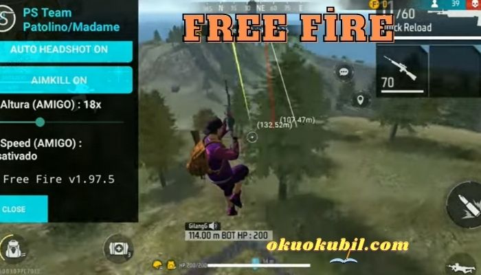 Free Fire 1.97 PS TEAM Mod Menü FLY Hack İndir