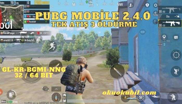 Pubg Mobile 2.4 Tek Atış 3 Öldürme Hileli Config 